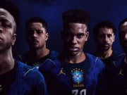 CBF e Jordan apresentam a camisa azul da Seleção para a Copa; veja fotos
