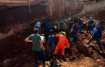 Deslizamento em obra de supermercado deixa três mortos em Belo Horizonte