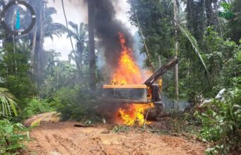 Operação fecha 9 garimpos ilegais, destrói escavadeiras, motores e até caminhão no Sul do Amazonas