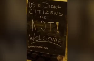 No RJ, bar tem cadastro cancelado por proibir israelenses e americanos