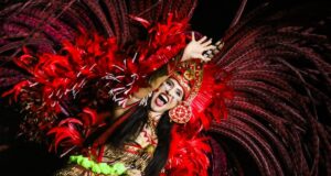 ‘Noite da Cunhã-Poranga’ reúne Isabelle Nogueira e ex-cunhãs no Sambódromo de Manaus