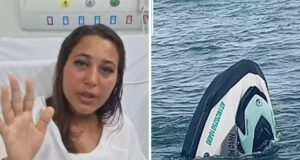 Mulher que ficou à deriva por 42 horas em alto-mar em Ilhabela fala pela 1ª vez após o resgate: ‘Dor no corpo e garganta’