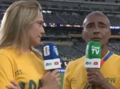 Romário manda recado para Fernanda Gentil após polêmica na Copa