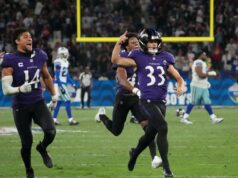 No último segundo, Baltimore Ravens batem Dallas Cowboys no Rio