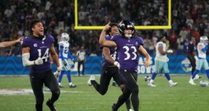 No último segundo, Baltimore Ravens batem Dallas Cowboys no Rio